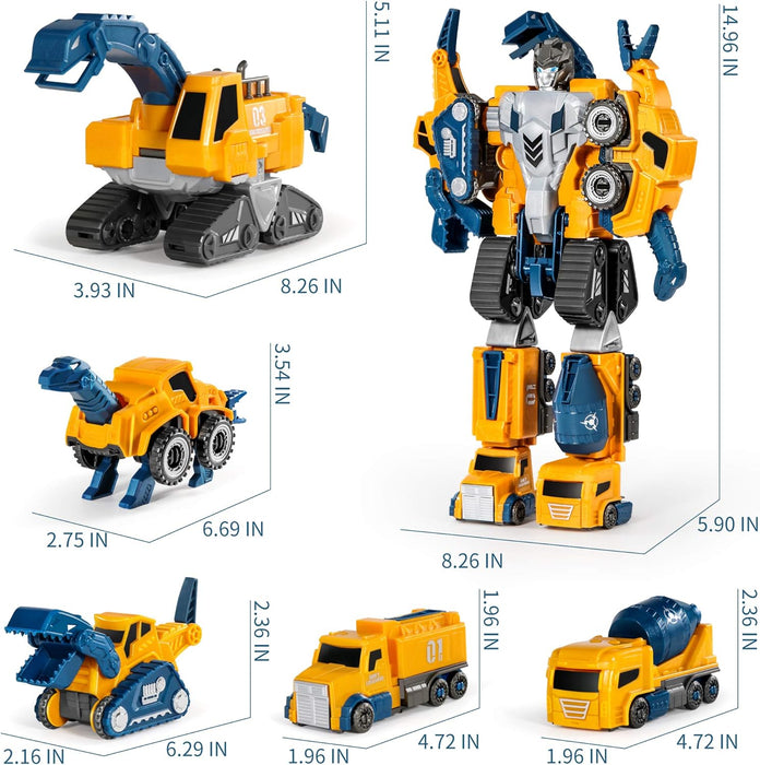 5 - in - 1 Magnetic Robot Building Set for Toddlers 3+ | Engaging STEM Learning & Fun! - Monsta Online