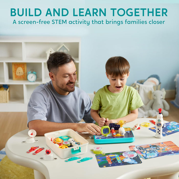 Monsta Space Circuit Kit: 50+ Engaging Space Circuit Projects - Premium STEM Electronics Kit for Ages 5+ - Monsta Online