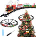 23" Battery - Operated Christmas Train Set with Sound & Light - Electric Tree Surround Track Toy for Kids - Monsta Online