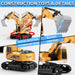 Ultimate 2 - in - 1 RC Construction Set - Excavator & Dump Truck - 1:20 Scale Remote Control Toy with Lights, Sounds & Dual Batteries - Monsta Online