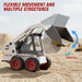 RC Skid Steer Loader Toy 1:14 Scale - Remote Control Front Loader with Lights & Sounds (Gift for Kids) - Monsta Online