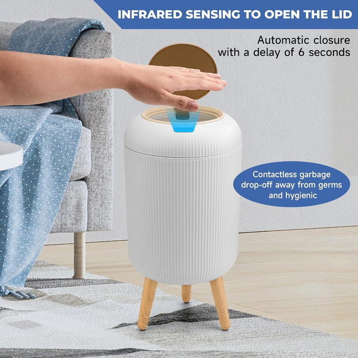 Smart Automatic Trash Can with Motion Sensor for Effortless Waste Disposal - Monsta Online