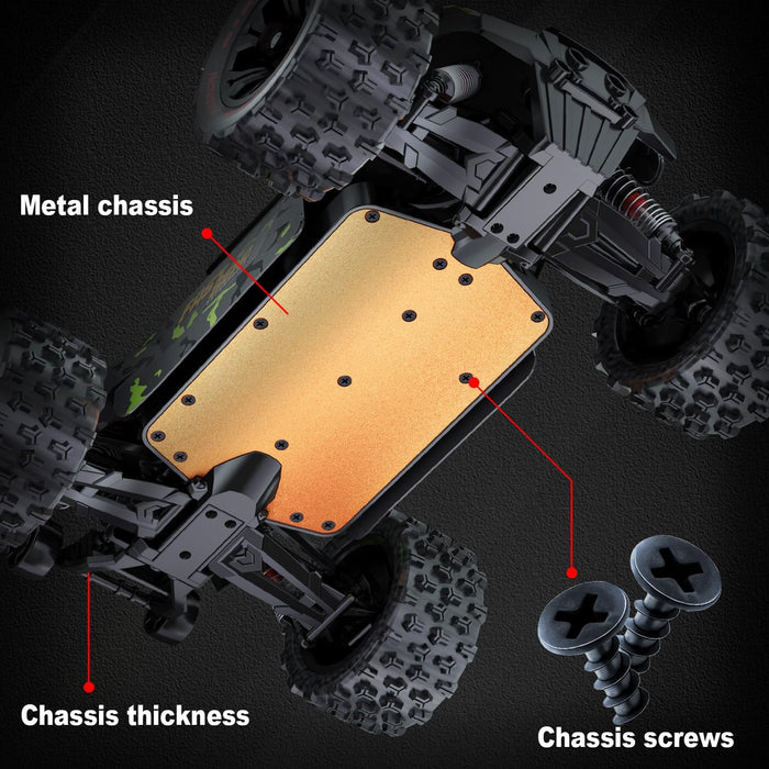 1:14 Brushless RC Truggy for Adults 50+ MPH - 4x4 Off - Road With Dual Batteries - Monsta Online