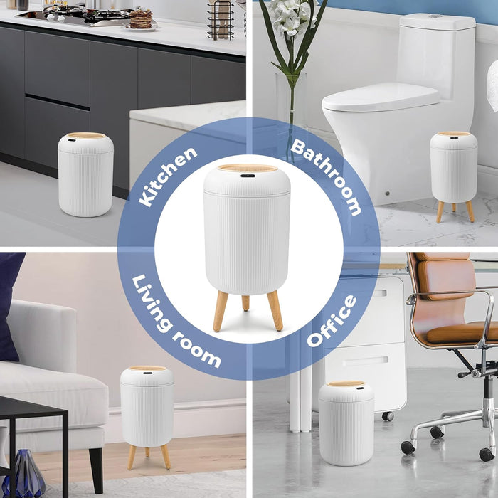 Smart Automatic Trash Can with Motion Sensor for Effortless Waste Disposal - Monsta Online