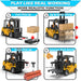 1:24 Scale RC Forklift Truck - 11 Channel Remote Control Toy with Lights, Spray for Kids & Adults with Dual Batteries - Monsta Online