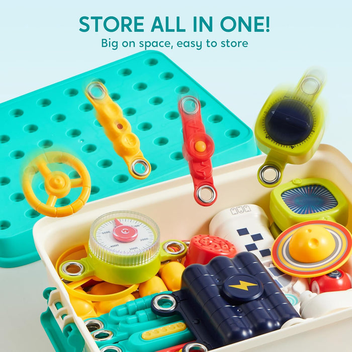 Monsta Space Circuit Kit: 50+ Engaging Space Circuit Projects - Premium STEM Electronics Kit for Ages 5+ - Monsta Online