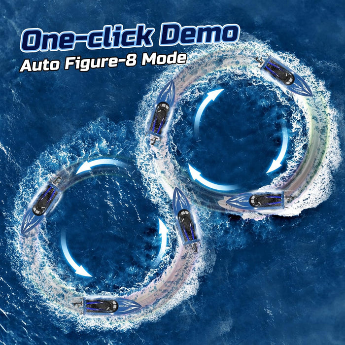 Fury: High Speed 15 MPH RC Speed Boat for Kids and Adults with Dual Batteries - Monsta Online