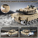 1:18 RC M1A2 Abrams Metal Battle Tank — Shoots BBs & Water | Smoke, Sound, Lights | 2.4GHz | Dual Batteries - Monsta Online