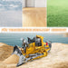 1:24 Scale 9 Channel Remote Control Bulldozer Toy with Metal Shovel and Dual Batteries Lights & Sounds for Kids - Monsta Online