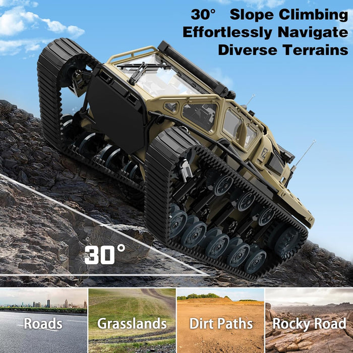 Ripsaw 1:16 Scale RC High Speed Tank Crawler with 2.4Ghz Remote Control Off - Road RC Tracked Military Vehicle with Dual Batteries for Kids and Adults - Monsta Online