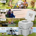 Large 6.6gal Portable Potty Toilet for Camping and Home Emergency - Monsta Online
