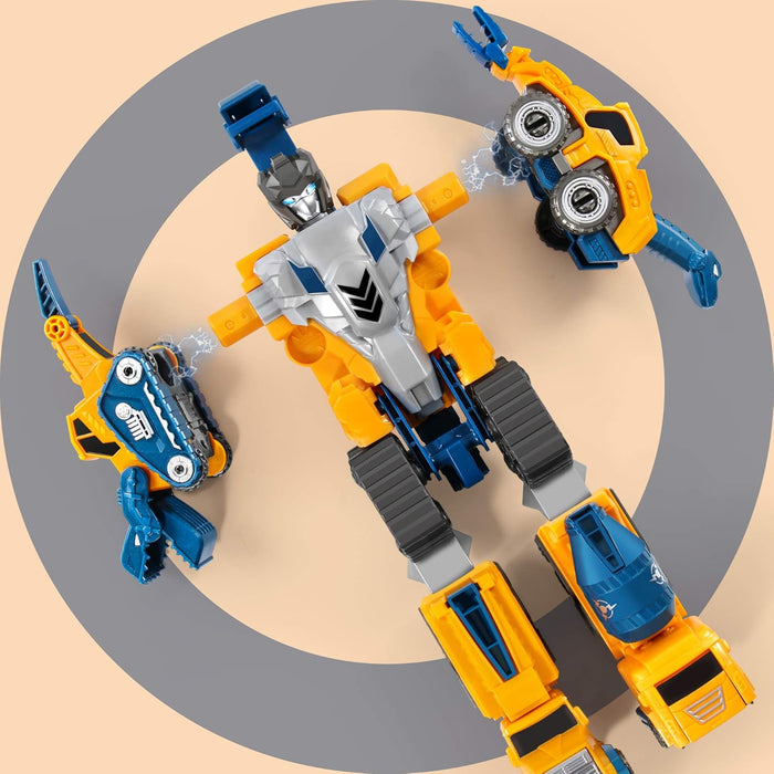 5 - in - 1 Magnetic Robot Building Set for Toddlers 3+ | Engaging STEM Learning & Fun! - Monsta Online