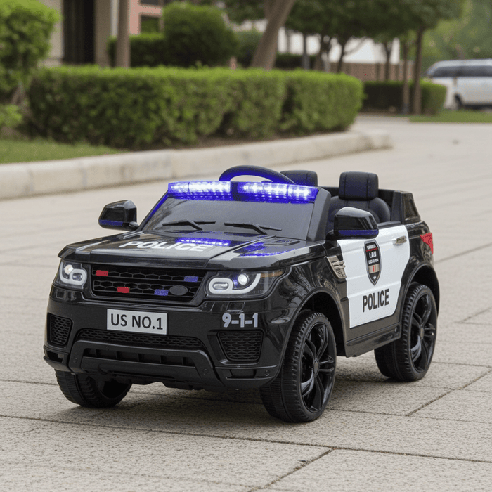 12V Electric Ride - On Toy Police Car for Kids with Parental Remote - Monsta Online