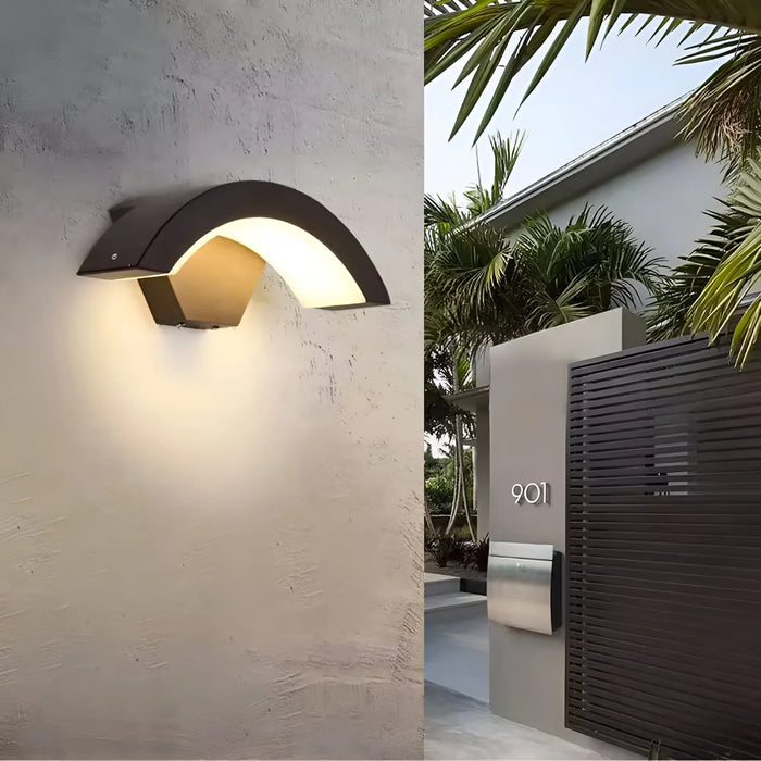 LumiGuard Motion Sensor Outdoor Wall Light – Weatherproof LED Security Lamp - Monsta Online