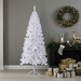 8FT white artificial Christmas tree — 1300 tips, durable PVC, outdoor - safe, full - bodied display with easy plug - in assembly - Monsta Online