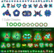 Monsta Magnet Pyramid Stones Set: 14pc Magnetic STEM Puzzle & Fidget Toy with 243 Rare Earth Magnets - Monsta Online