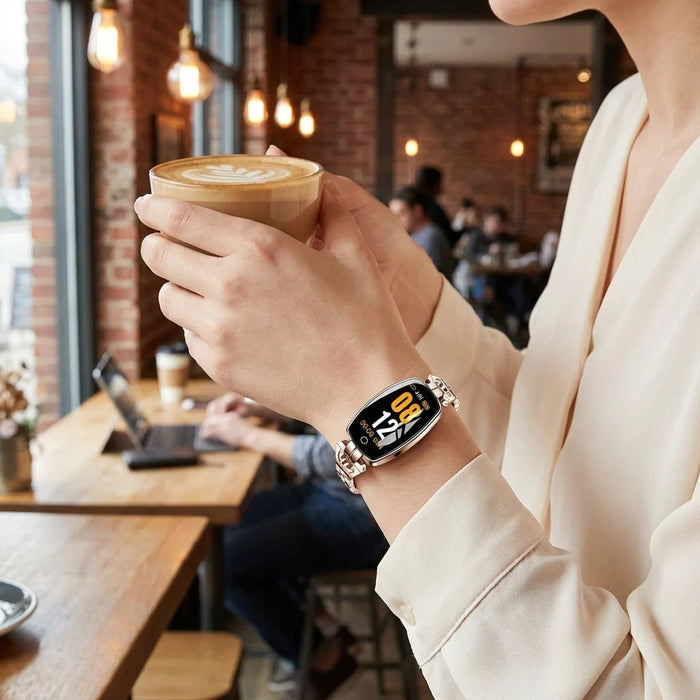 Women's Smart Fitness Tracker Bracelet – Heart Rate, Blood Oxygen & Sleep Monitor - Monsta Online