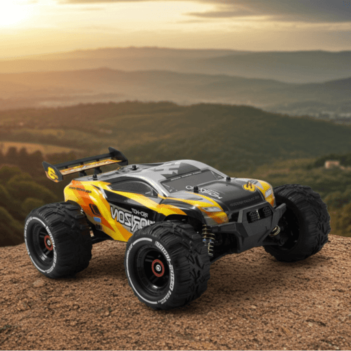 Red Horizon: 1:16 High - Speed 47MPH+ RC Monster Truck with Dual Rechargeable Batteries - Monsta Online