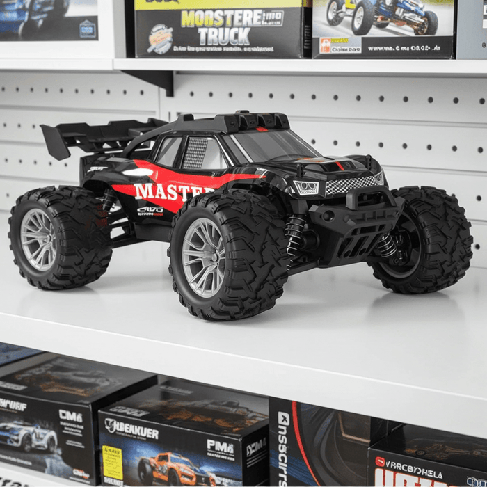 Master 1/16 4WD RC MonstaTruck – High - Speed 21 MPH Off - Road Truck With Dual Batteries - Monsta Online