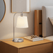 Elegant 20" Bedside Table Lamp with Wireless Charging and USB Port - Monsta Online