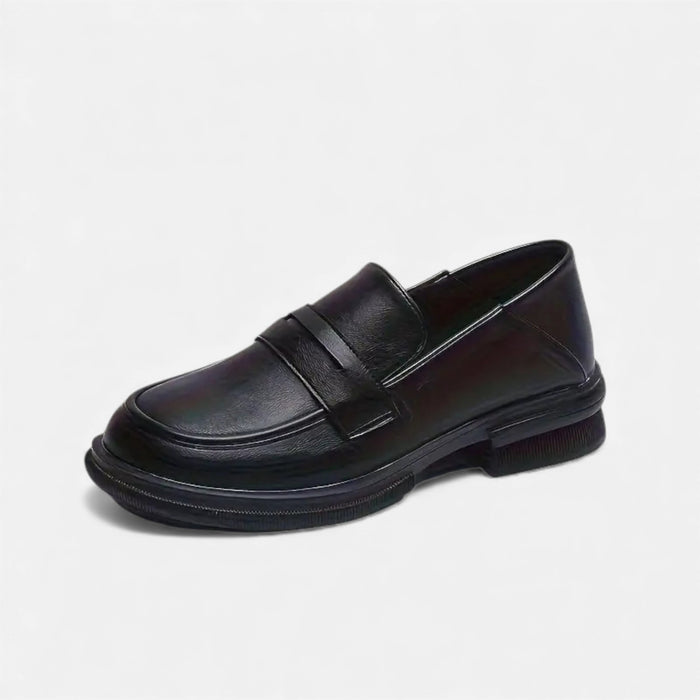 Women's Soft Sole Platform Loafers – Cushioned Slip - On Shoes for Work & Everyday Style - Monsta Online