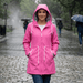 Women's Long Waterproof Rain Jacket – Windproof, Hooded & Breathable - Monsta Online