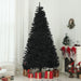 9FT Black Artificial Christmas Tree — 2132 Tips, Auto - Open Hinged, Full Shape, Steel Base - Monsta Online