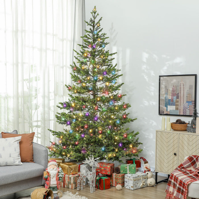 9FT Sparse Cedar Pre - Lit Artificial Christmas Tree — 310 Dual - Color LEDs, 11 Modes, 4306 Tips, Remote - Monsta Online