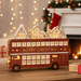 Light - Up Wooden Christmas Advent Calendar Bus with Daily Surprises - Monsta Online
