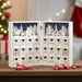 Christmas Countdown Calendar Wooden Book with 24 Fillable Drawers Holiday Décor - Monsta Online
