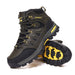 Men's Mid Height Waterproof Work Boots – Steel Toe Cap Safety Boots with Slip - Resistant Sole - Monsta Online