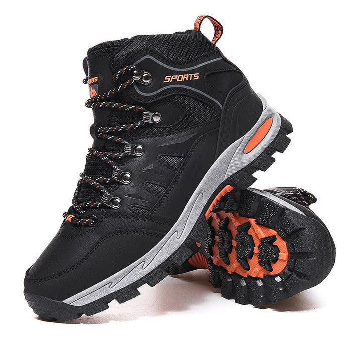 Men's Mid Height Waterproof Work Boots – Steel Toe Cap Safety Boots with Slip - Resistant Sole - Monsta Online