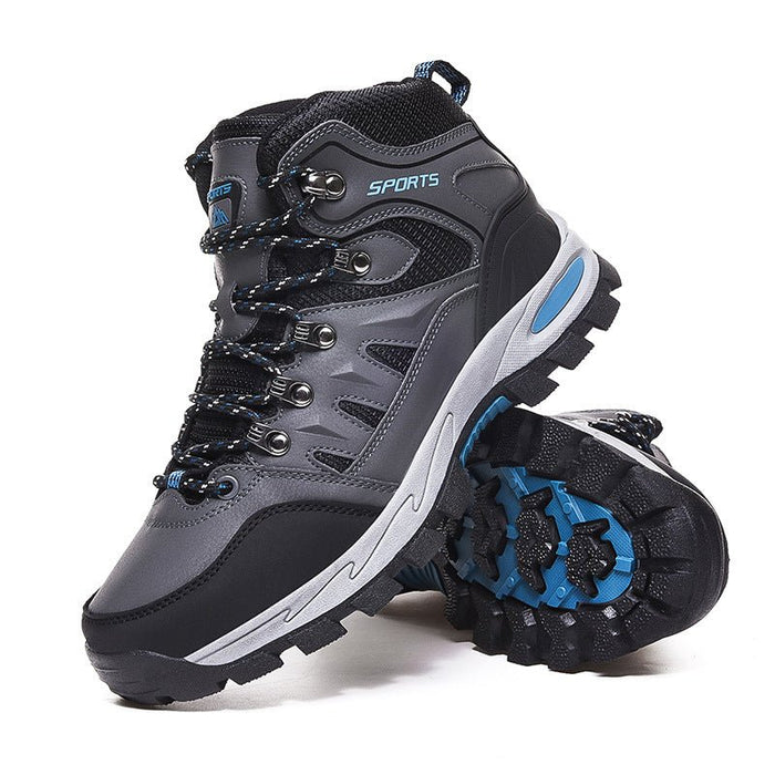 Men's Mid Height Waterproof Work Boots – Steel Toe Cap Safety Boots with Slip - Resistant Sole - Monsta Online