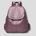 Alea Anti - Theft Leather Backpack – Women's Embossed Leather Backpack - Monsta Online