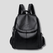 Alea Anti - Theft Leather Backpack – Women's Embossed Leather Backpack - Monsta Online