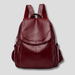 Alea Anti - Theft Leather Backpack – Women's Embossed Leather Backpack - Monsta Online