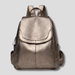 Alea Anti - Theft Leather Backpack – Women's Embossed Leather Backpack - Monsta Online