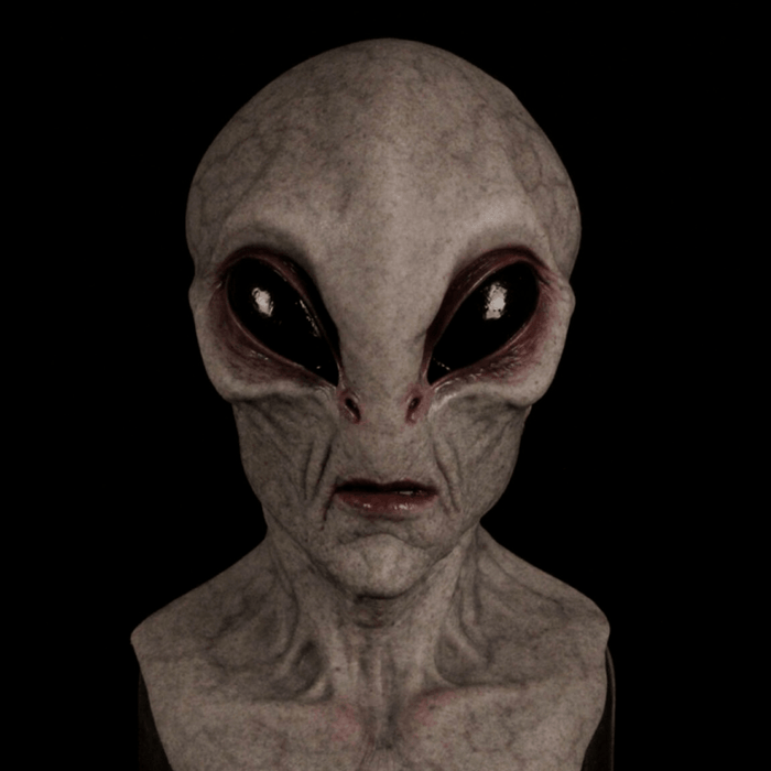 Alien Area-51 Mask – Realistic Sci-Fi Costume