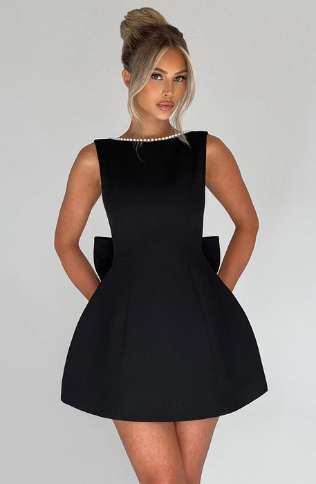 Alura Mini Dress – Women's Pearl - Trim A - Line Dress - Monsta Online