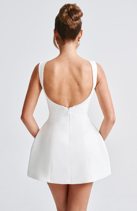 Alura Mini Dress – Women's Pearl - Trim A - Line Dress - Monsta Online