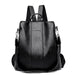 Women's Vintage Leather Anti - Theft Backpack – Stylish, Secure & Convertible - Monsta Online