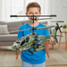 Apache Battle RC Helicopter with Altitude Hold & Gyro – Dual Battery Remote Control Helicopter for Kids & Adults - Monsta Online