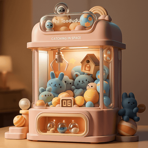 Arcade - Style Mini Claw Machine Game for Kids with Sound and Gifts - Monsta Online