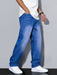 Ash Baggy Jeans – Men's Relaxed Fit Wide Leg Denim Jeans - Monsta Online