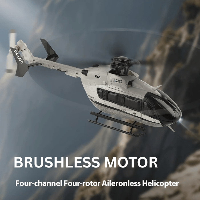 Rogue Brushless RC Helicopter with 6 - Axis Gyro & Dual Batteries - 4CH Remote Control for Kids & Beginners - Monsta Online