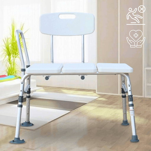 Heavy - Duty Slip - Resistant Shower Chair Medical Transfer Bench - Bath Stool - Monsta Online