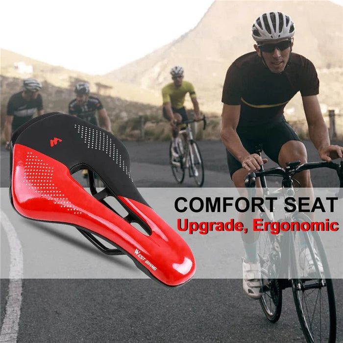 Pain - Free Ergonomic Gel Bike Seat Cushion – Breathable and Comfortable Bicycle Saddle - Monsta Online