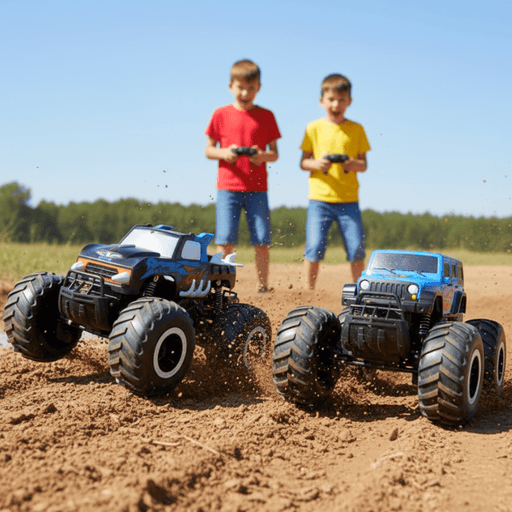 1:16 Scale Amphibious Remote Control Big Wheel Monster Truck Toys 4WD All Terrain Off - Road Pickup Toy Kids - Monsta Online