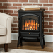 22 Inch Black Freestanding Electric Fireplace Stove with Adjustable Heat - Monsta Online