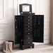 Deluxe 40 - Inch Wooden Jewelry Cabinet with Ample Drawer Storage - Monsta Online